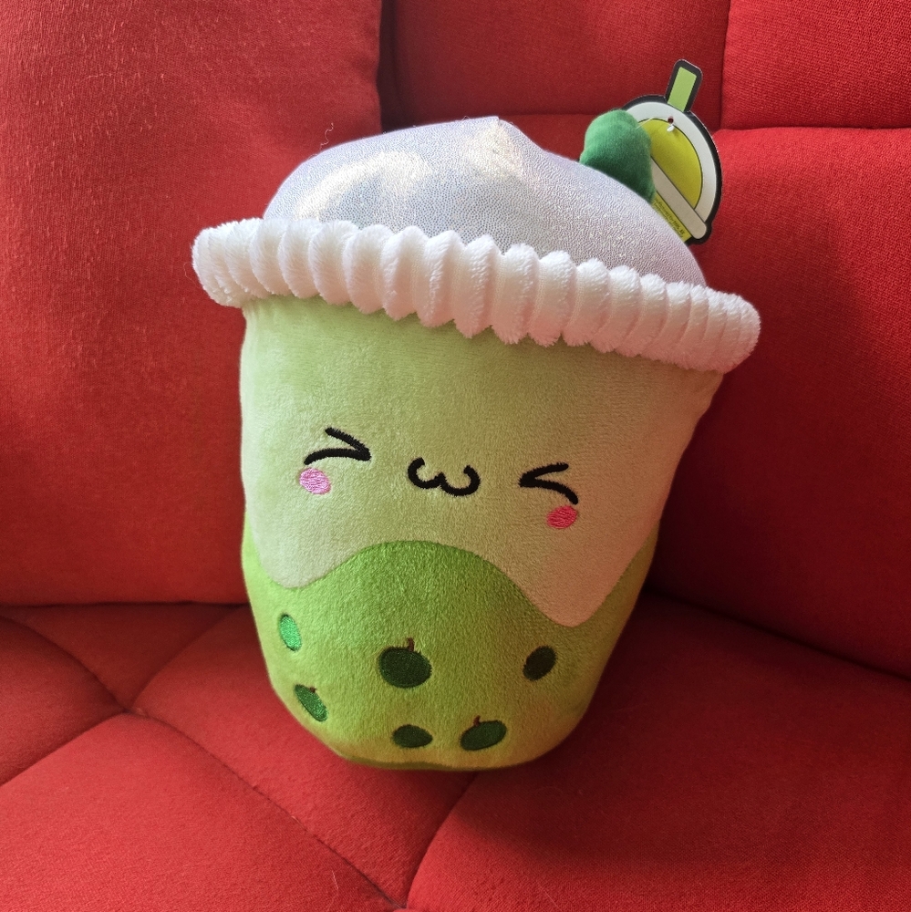 Boba Buddy Green Apple Plush